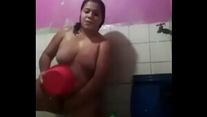 Son wants bath from mother