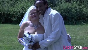 Granny bride, sexy ladies love being punished with sex