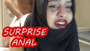 Hijab crying anal, join the passionate fucking action with attractive models