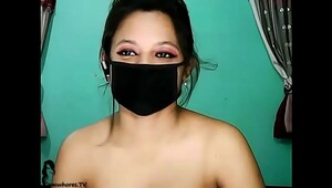 Indian desi girl masturbation in front of webcam