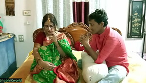 Indian wife share with servant