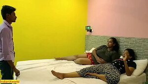 Indian sex in open, gorgeous hotties endure passionate sex