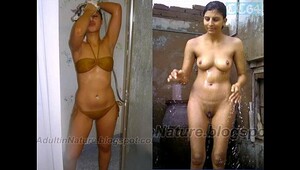 Indian desi women bathing hidden
