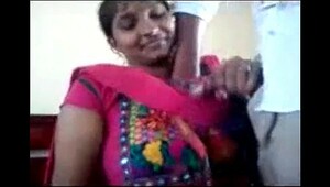 Indian lovers kissing in class room