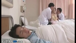 Japanese nurse fucks her patient