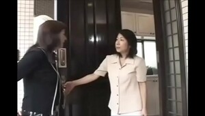 Japanese wife seduced massage nearby husband subtitles