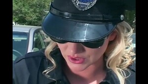 Female cop tied and fucked