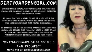 Blackangel anal speculum and prolapse dirtygardengirl