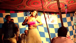 Indian village recording dance
