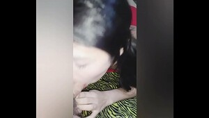 Cute 18 yr old licking and sucking