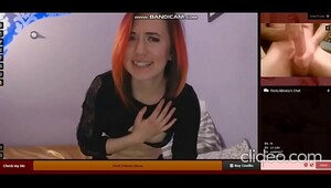 Camgirl cock reactions, passionate sex with beautiful women
