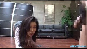 Desi gorgeous girl office sex and blowjob session with boss for money