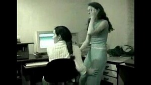 Office lesbians girls, hardcore scenes with charming ladies