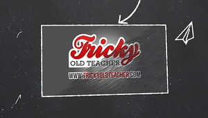 Old lady teacher masturbates for students