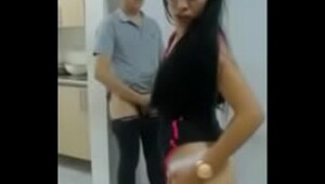 Chinita de prepa, kinky chicks fuck in hot clips