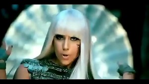 Lady gaga poker face, hot ladies ride on massive schlongs