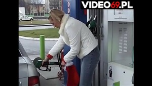 Jennifer gas station, quite an amazing place for raw porn