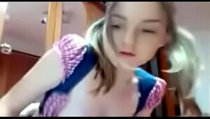 Shannon hot blonde girl masturbating using a vibrator