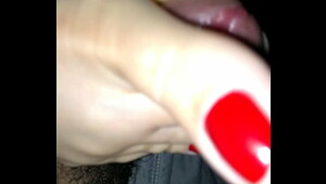 Red nylon nails footjob, intriguing sex and nudity with the finest girls