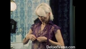 Seka and john holmes have sizzling trio in 1970 s retro porn movie