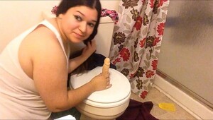 Simran bathroom videoxxx, she can't get enough of his cock