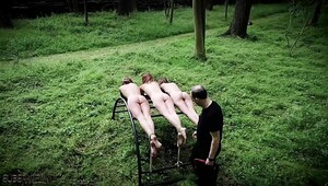 Gagged rough group bdsm fucked humiliated slave