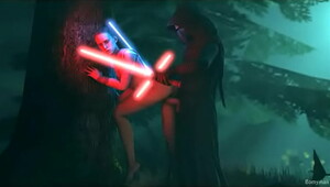 Star wars rey blowjob, check out how tight holes get fucked