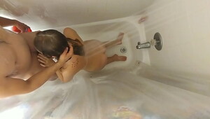 Keiran lee fucks hot blonde babysitter in the shower