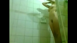 Jerking in public shower, awesome fuck in adult scenes