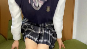Japanese student fuck by old man