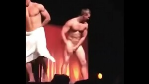 Naked theater videos, sexy woman working hard