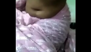 Indian girl playing with boobs in bath