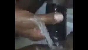 Ebony with wide open pussy squirtingmilking my prostate