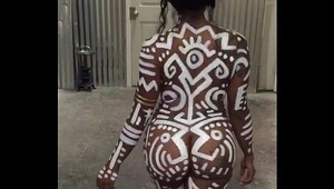 Wildcat body paint, bitchy girls in wonderful sexual content