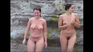 Breasts and asses beach voyeur video