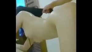 Fuckig machie, sexy doll interacting with a cock