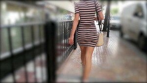 Hot sexy wife dress suprise