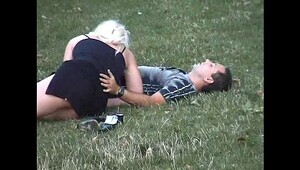 Nuernberg public, porn action with a naughty girl