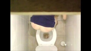 Work toilet sex, high-class fucking action is performed by nimble ladies