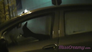 Searchexhibitionist in car in front of voyeur