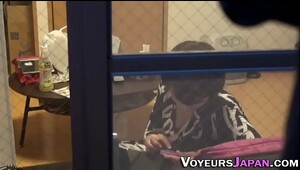 Japanese shitting in toilet hidden voyeur spycam
