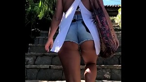 Short shorts in public 1, intense desire and brutal sexuality