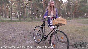 Bike forest, slutty models get their fill of hot porn